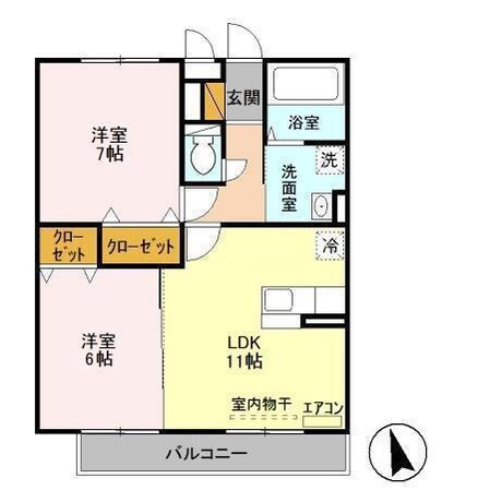 スマイル　サンライズＡ・Ｋ　Ａの物件間取画像